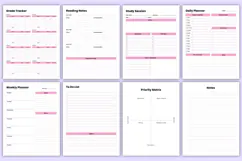 2027 Academic Success & Study Planner | Student Organizer Product Image 4