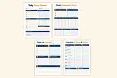 Focus & Organization Workbook Kdp interiors Product Image 4