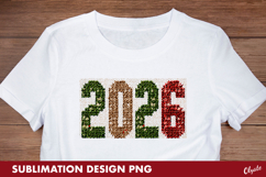 2026 Sublimation, New Year Tshirt Sublimation Product Image 1