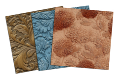 Embossed Floral Seamless Pattern and Digital Paper Product Image 4