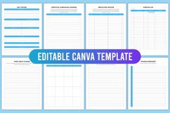 Editable 2024 Addiction Recovery Planner Canva Product Image 4