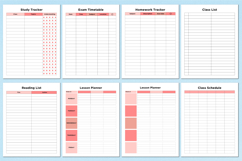2026 Student Planner For Canva KDP Interior Product Image 4
