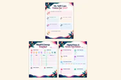 2027 Self-Care Worksheets Kdp interiors Product Image 4
