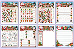 Christmas Activity Workbook | Coloring, Puzzles, Tracing Product Image 4