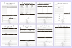 2026 Witchcraft &amp; Tarot Workbook Canva Kdp Templates Product Image 4