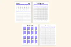 2027 Reading & Book Tracker Kdp interiors Product Image 4