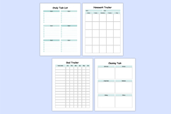ADHD Academic Planner Canva templates Product Image 4