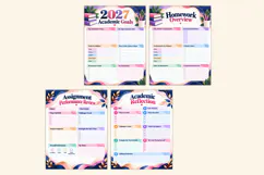 2027 Homework Assignment Planner Kdp interiors Product Image 4