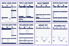 2027 Side Hustle Business Planner | Business Organizer PDF Product Image 4