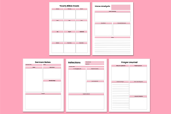2026 Bible Study &amp; Devotional Journal Canva templates Product Image 4