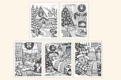 Christmas Cozy Coloring Book for Adults Product Image 4