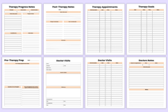 2026 Therapy Journal Bundle Canva Template Product Image 4