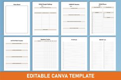 Editable 2024 Anxiety Journal Canva Template Product Image 4