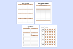 2026 - 2027 Depression &amp; Anxiety Workbook Canva templates Product Image 4