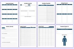 2027 Anxiety &amp; Depression Planner | Care Product Image 4