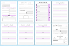 2026 Gratitude Journal For Canva KDP Interior Product Image 4
