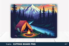 Adventure Cutting Board. Nature Cutting Board Sublimation Product Image 1