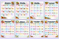 2027 Grocery & Meal Organizer | Meal Planning, Grocery List Product Image 4