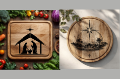 Bethlehem Star SVG | Nativity Scene Laser Engraving Design Product Image 4