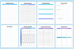 2026 Depression Workbook For Canva KDP Interior Product Image 4