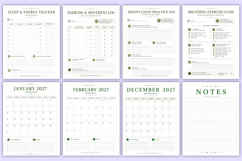 2027 Mental Wellness Workbook | Printable PDF Planner Product Image 4