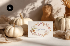 Cozy Season Watercolor Wreaths Product Image 2