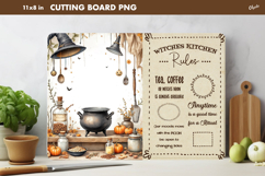 Witches Kitchen, Witches Kitchen Rules, Cutting Board PNG Product Image 1