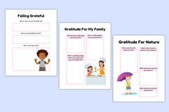 2026 - 2027 Gratitude Journal for Kids Canva Templates Product Image 4