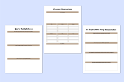 Christian Worship &amp; Devotional Journal Canva Templates Product Image 4