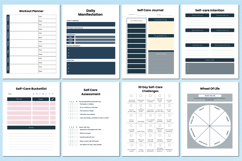 2026 Mental Health Planner Canva Interior Product Image 4