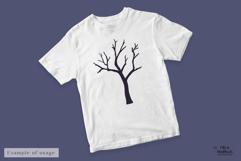 Spooky Trees SVG Clipart. Halloween Tree Silhouettes PNG Product Image 3