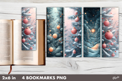 Whimsical Christmas Bookmark PNG Product Image 1