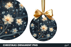 Christmas Winter Magic Ornament PNG Product Image 1