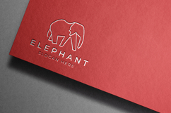 Elephant Logo Minimal Design Product Image 4