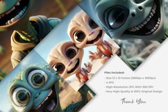 3D Alien Digital Paper Product Image 4