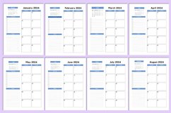 Planner &amp; Agenda 2024 For Canva Interior Product Image 4