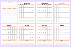 Ultimate 2026 Budget Sheets Bundle Canva Template Product Image 4
