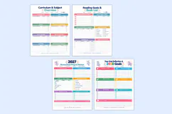 2027 Homeschool Monthly Planner Kdp interiors Product Image 4
