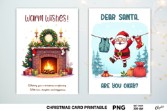 Christmas Celebration Card PNG Product Image 1