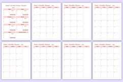 Mom Life Planner | Home &amp; Self Care Canva Kdp Product Image 4