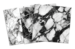 Black &amp; White Marble Texture Seamless Pattern Product Image 4