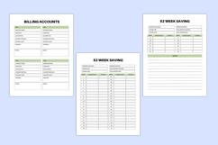 Money &amp; Budget Organizer Canva templates Product Image 4