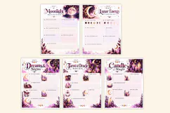 2027 Witch’s Moon & Ritual Planner Kdp interiors Product Image 4