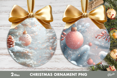 Whimsical Christmas Ornament, Magic Ornament PNG Product Image 1