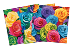 Colorful Roses Seamless Pattern and Digital Paper Background Product Image 4