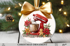 Christmas Ornament PNG, Christmas Kitchen Mixer PNG Product Image 1