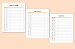 Editable 2024 Family Home Planner For Canva Product Image 4
