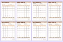 2026 Reading Journal Bundle Canva Templates Product Image 3