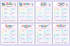 2027 School Assignment Workbook | Assignment Planner Product Image 4