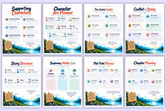 Fiction Writer’s Planning Book | Story Ideas, Character Product Image 4
